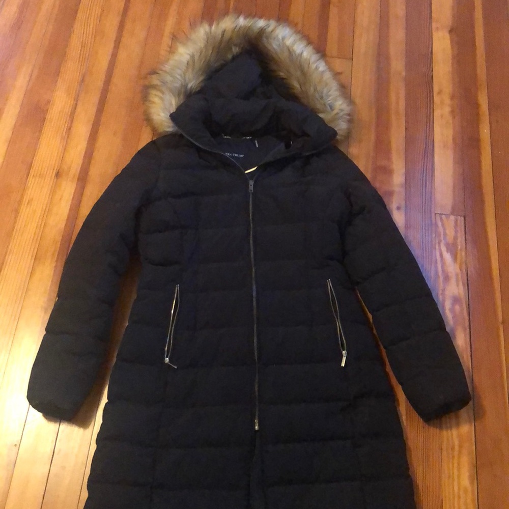 Ivaka Trump black winter jacket